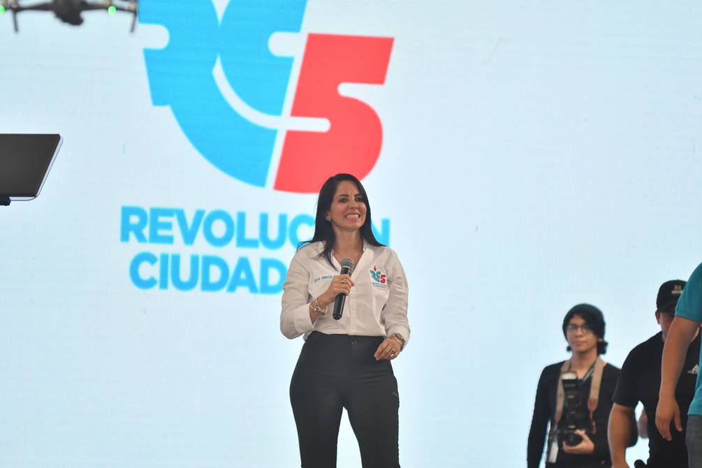 La candidata Luisa González las propuestas sobre seguridad del plan de