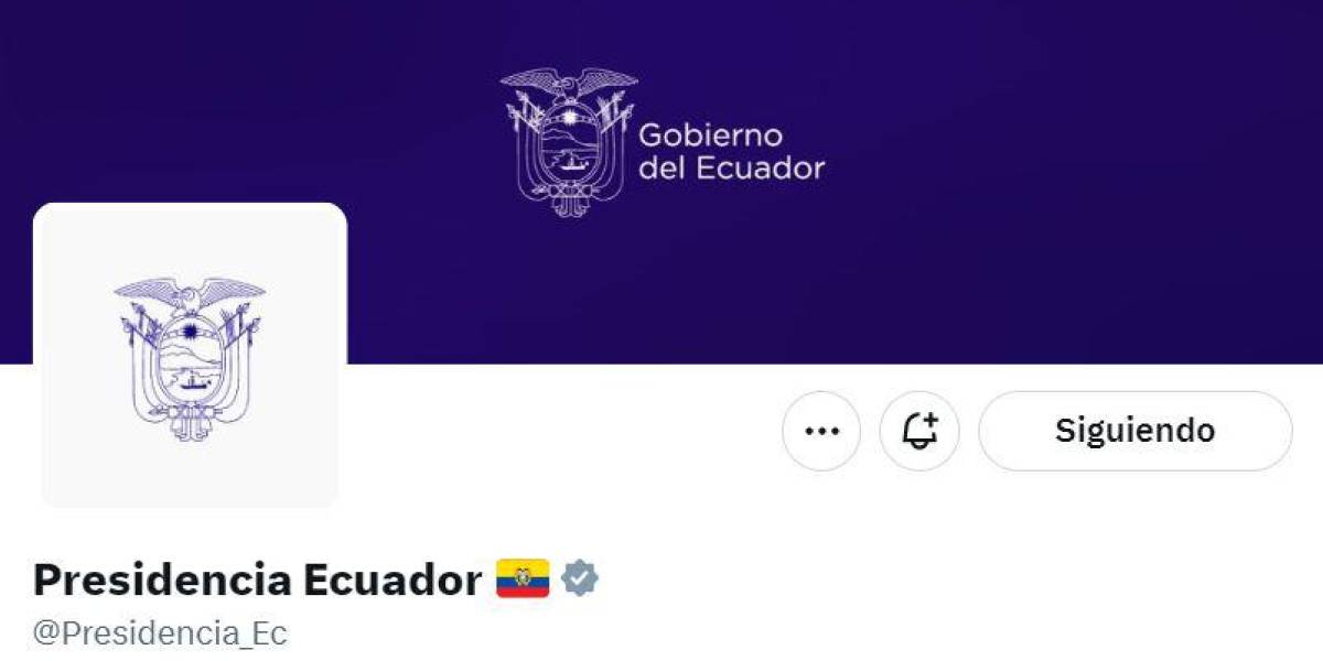 El equipo de Daniel Noboa cambia el logo de las redes sociales de los