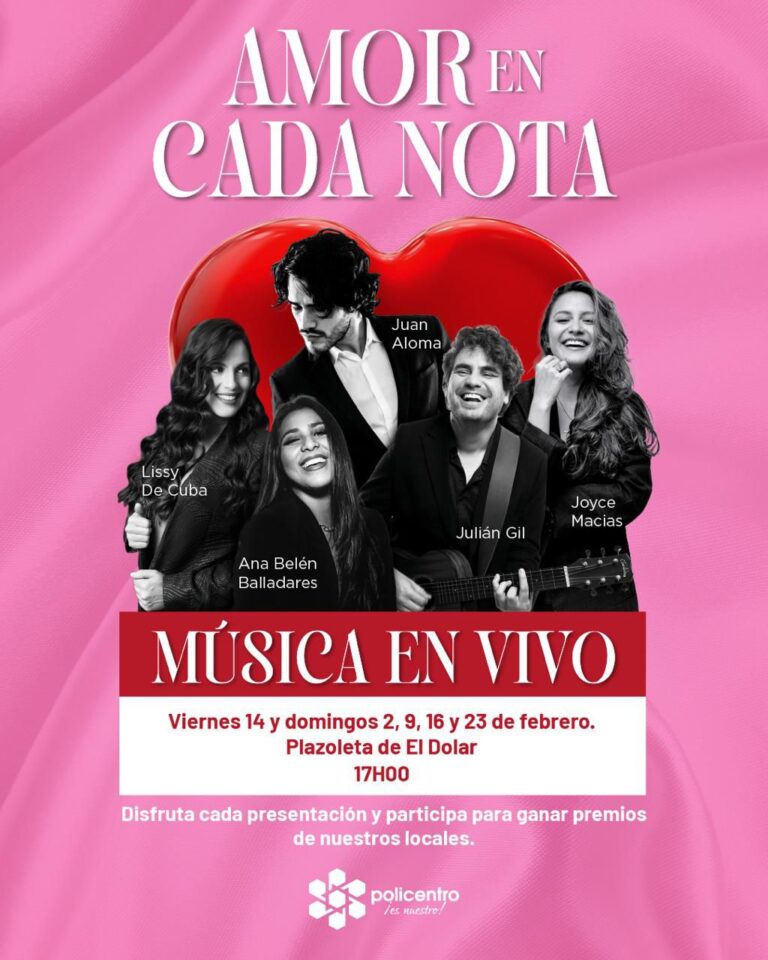 MÚSICA TODOS LOS DOMINGOS, REGALOS ESCONDIDOS Y UN INCREÍBLE SORTEO PARA VIAJAR A GALÁPAGOS CON TODOS LOS GASTOS PAGADOS