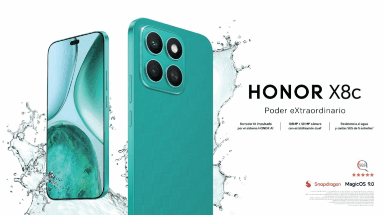 HONOR presenta el HONOR X8c, impulsado por innovaciones en IA, cámara con estabilización dual