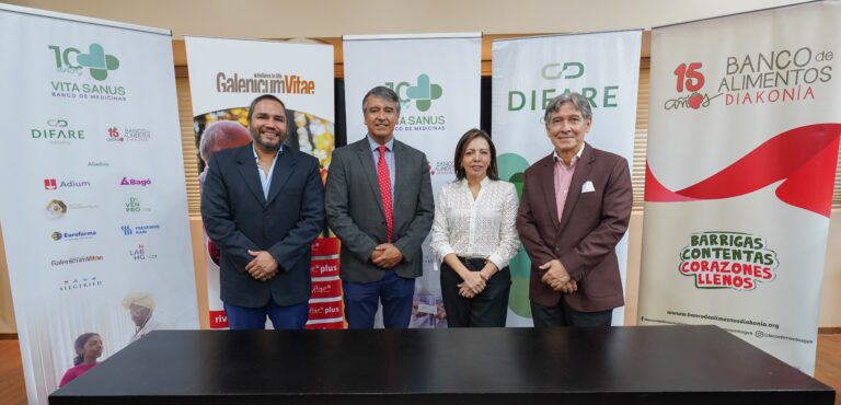 Laboratorio Galenicum se une a VITA SANUS, el primer Banco de Medicinas del país