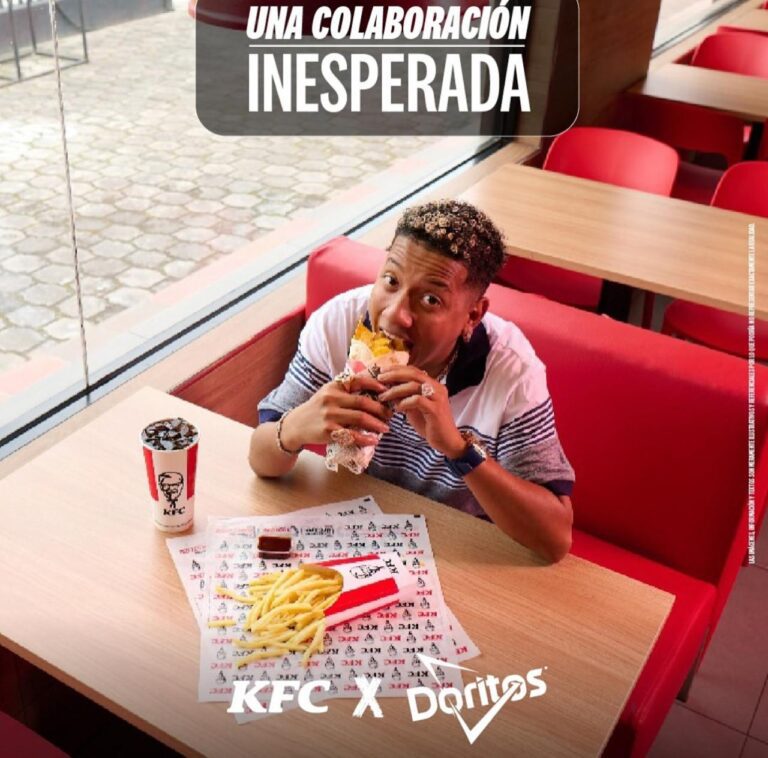 Jombriel pone su flow a la combinación inesperada de KFC y Doritos.